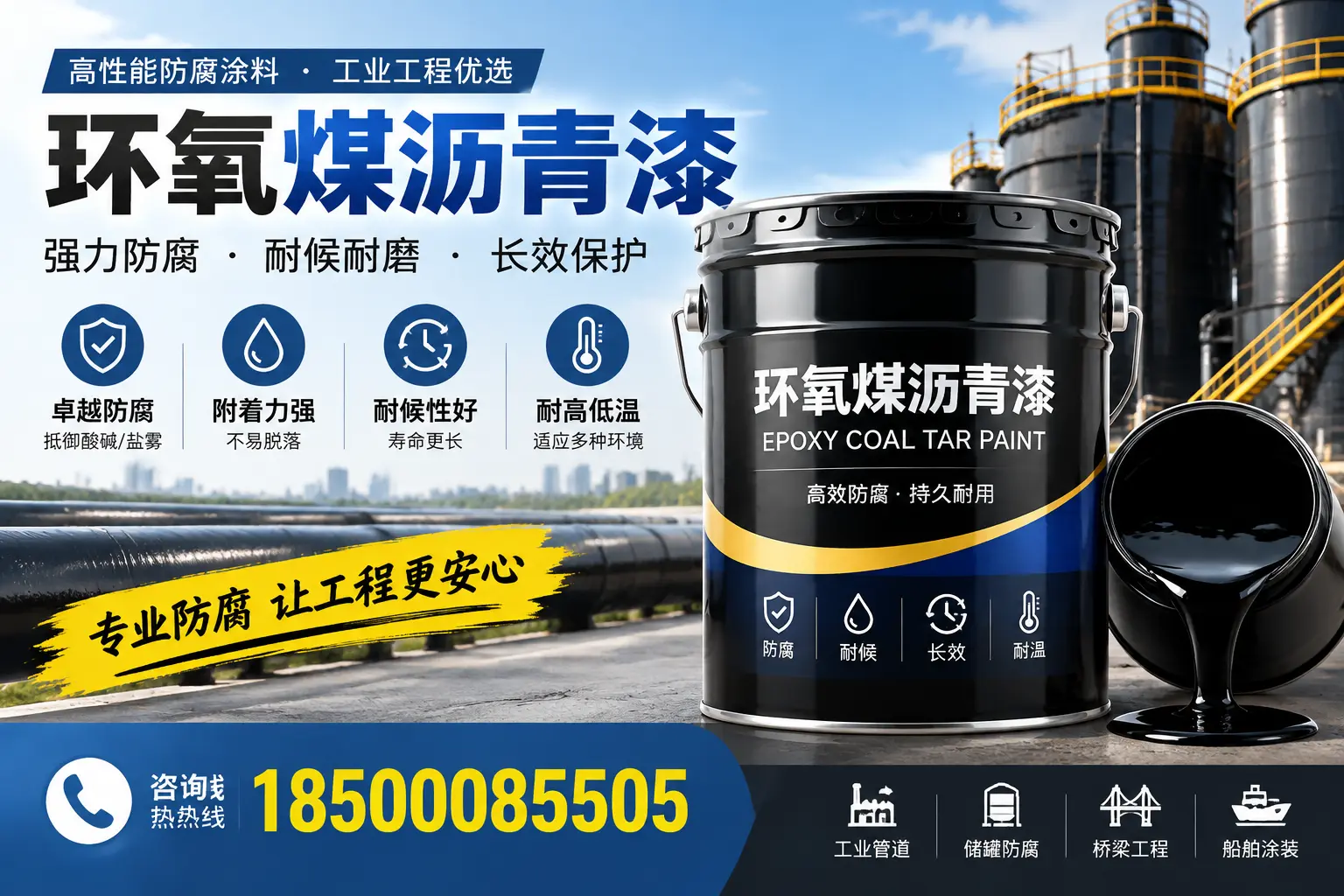 环氧煤沥青漆的施工方法与注意事项，确保在大同顺利完成